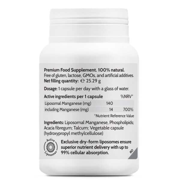 4007709436747-2 Liposomal Manganese Vitality, 45 capsule vegetale