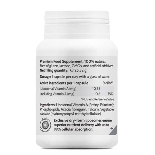 Liposomal Vitamin A True-Vision, 45 capsule vegetale