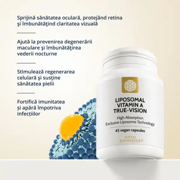 Liposomal Vitamin A True-Vision, 45 capsule vegetale