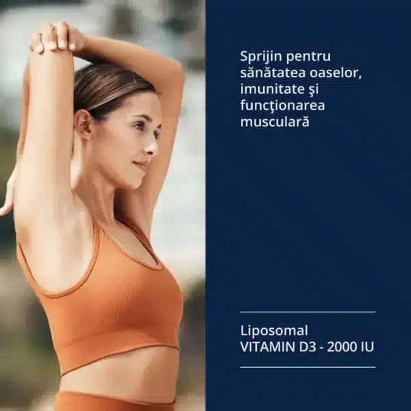 4009076444851-3 Liposomal Vitamin D3 - 2000 IU, 45 capsule vegetale