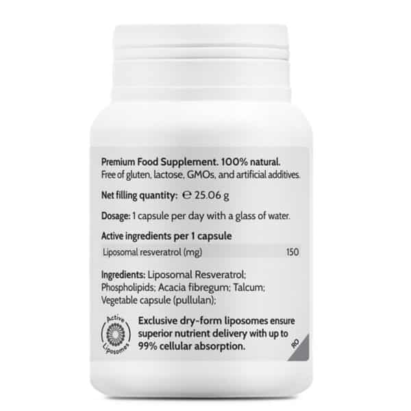 4009195327219-2 Liposomal Resveratrol Ultra, 45 capsule vegetale