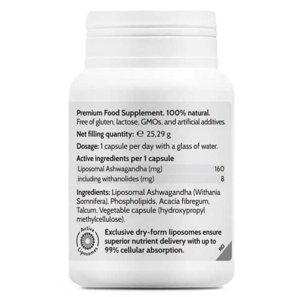 4009826124767-2 Liposomal Ashwagandha Adapt+, 45 capsule vegetale