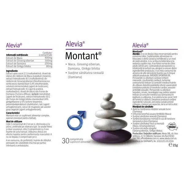 Montant Pachet, 30 + 30 comprimate, Alevia
