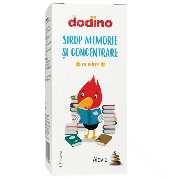Sirop Memorie și Concentrare, Dodino, 150ml, Alevia