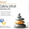 Calciu Citrat Vitamina D3, 30 capsule, Alevia