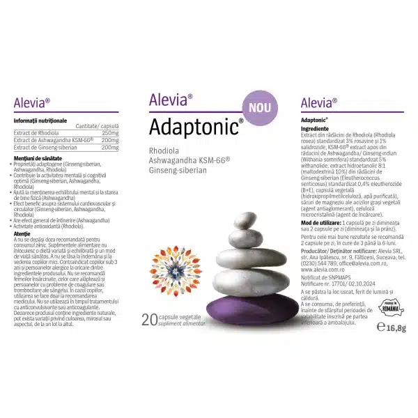 Adaptonic, 20 capsule, Alevia