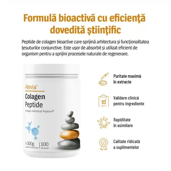 Colagen Peptide, 300g, Alevia