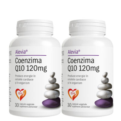 Coenzima Q10 120mg Pachet, 30 + 30 capsule, Alevia