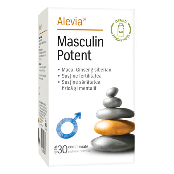 Masculin Potent, 30 comprimate, Alevia