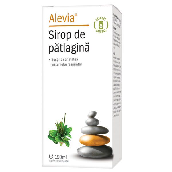 Sirop de pătlagină, 150 ml, Alevia