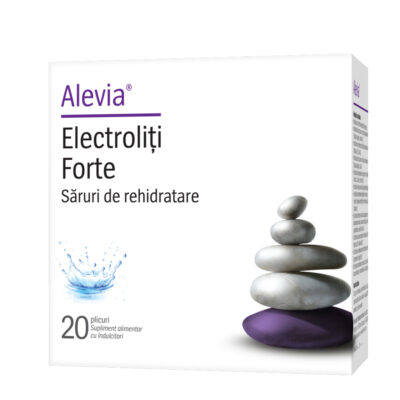 Electroliti-Forte_L_1000px Electroliți Forte - Săruri de rehidratare, 20 plicuri, Alevia