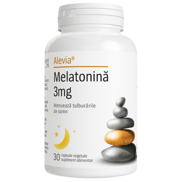 Melatonină 3mg, 30 capsule, Alevia