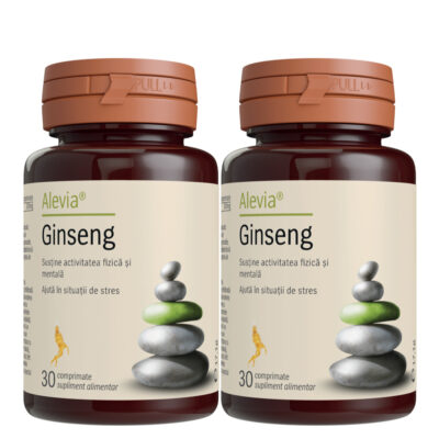 Ginseng Pachet, 30 + 30 comprimate, Alevia