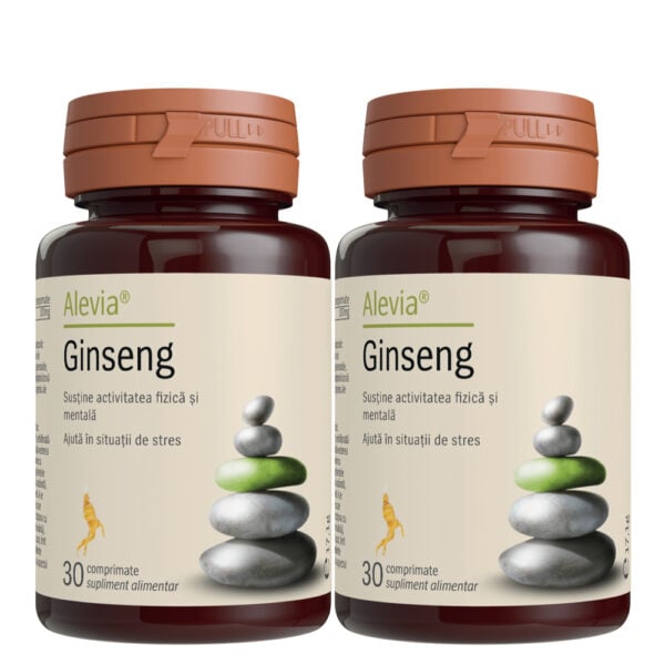 Ginseng Pachet, 30 + 30 comprimate, Alevia