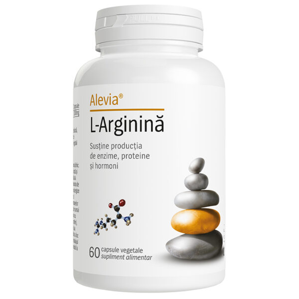 L-Arginină, 60 capsule, Alevia
