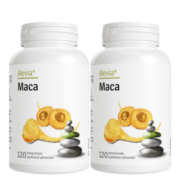 Maca Pachet, 120 + 120 comprimate, Alevia