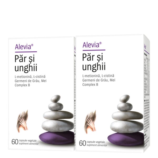 Păr și Unghii Pachet, 60 + 60 capsule Alevia