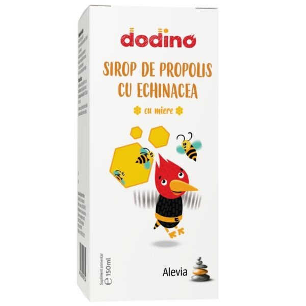 Dodino Sirop de Propolis cu Echinacea, 150 ml, Alevia