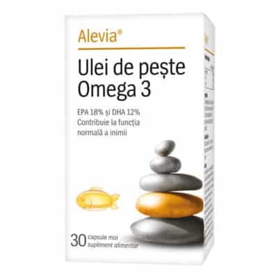 Ulei de pește Omega 3 1000mg, 30 capsule, Alevia