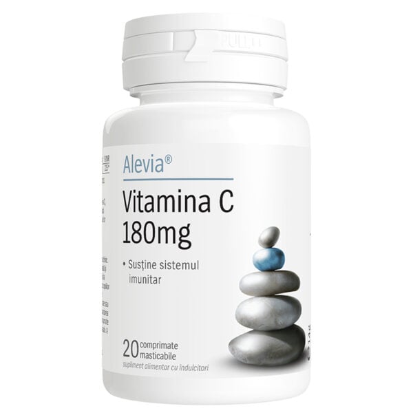Vitamina-C-180mg_20cp_140x46mm_800x800px Vitamina C 180mg, 20 comprimate masticabile, Alevia