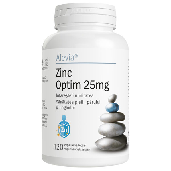 Zinc Optim 25mg, 120 capsule, Alevia
