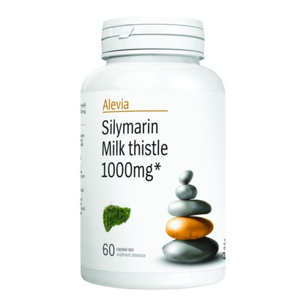 Silymarin Milk Thistle 1000mg*, 60 capsule, Alevia