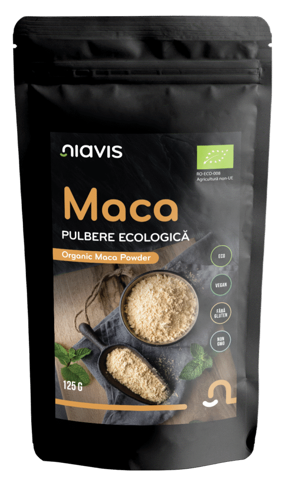 Maca Pulbere Ecologică BIO, 125g, Niavis