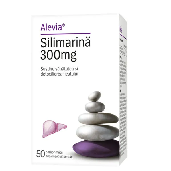 6423602001475 Silimarină 300mg, 50 comprimate, Alevia