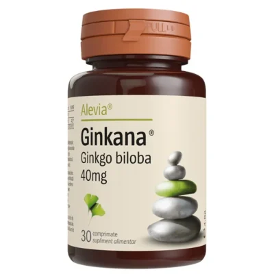 Ginkana Ginkgo Biloba 40mg, 30 comprimate, Alevia