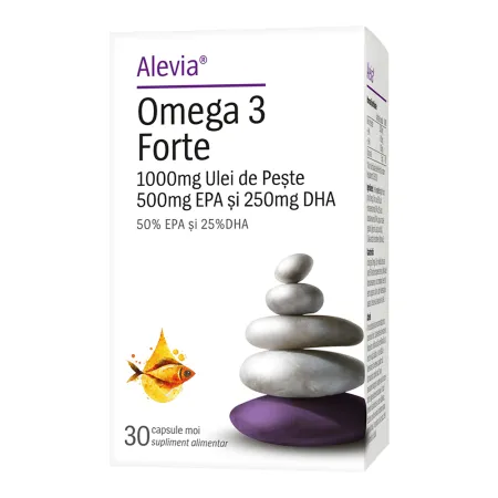 6423602019401 Omega 3 Forte, 30 capsule, Alevia