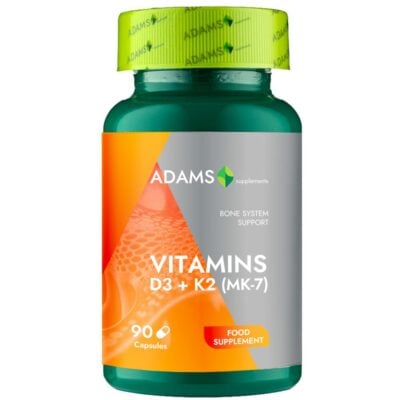 Vitamina D3 + K2 (MK-7) 90cps
