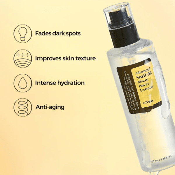 Esență hidratantă cu 96% mucină de melc, 100ml, COSRX – imagine 2
