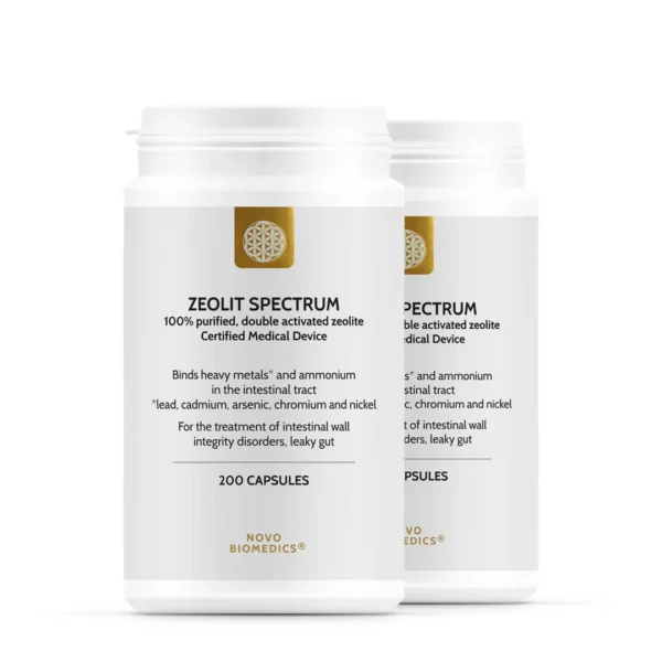 Pachet 2 X Zeolit Spectrum, 200 capsule vegetale