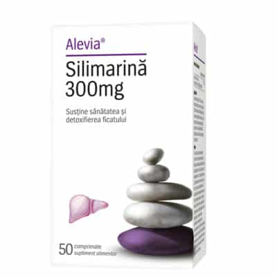 Silimarină 300mg, 50 comprimate, Alevia Silimarină 300mg, 50 comprimate, Alevia