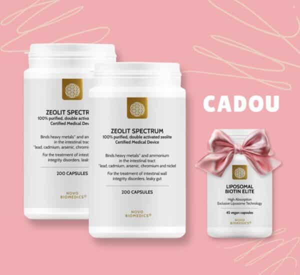 Pachet 2 X Zeolit Spectrum, 200 capsule vegetale