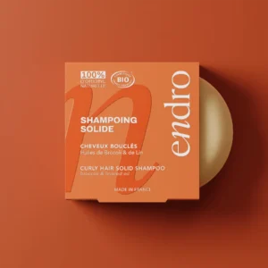 Șampon solid pentru păr ondulat și cret ENDRO, 80ml