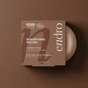 Șampon solid pentru păr uscat ENDRO, 80ml