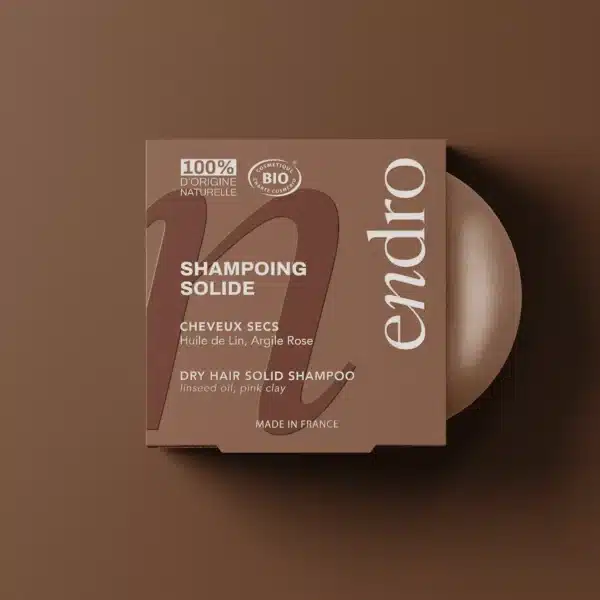 Șampon solid pentru păr uscat ENDRO, 80ml