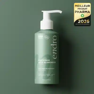 3760341007133 Pastă de dinți cu albire activă, aromă de mentă înghețată ENDRO, 175g