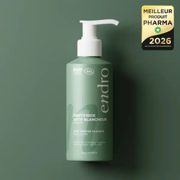 Pastă de dinți cu albire activă, aromă de mentă înghețată ENDRO, 175g