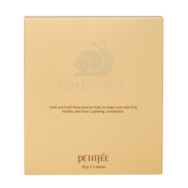 Mască de hidrogel cu aur și melc, 30g, Petitfee – imagine 3