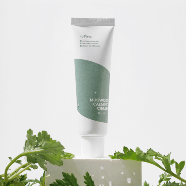 Mugwort line - Cremă calmantă cu extract de pelin, 50ml, Isntree – imagine 3