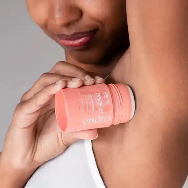 Deodorant Stick Reîncărcabil 48H - Parfum Trandafir și Zmeură ENDRO, 50g
