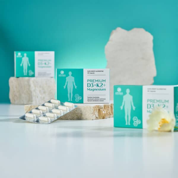 Premium D3+K2+Magnesium, 30 capsule, Aronia Charlottenburg