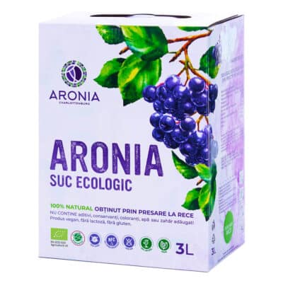 Suc de Aronia 100% Natural Ecologic, 3L, Aronia Charlottenburg
