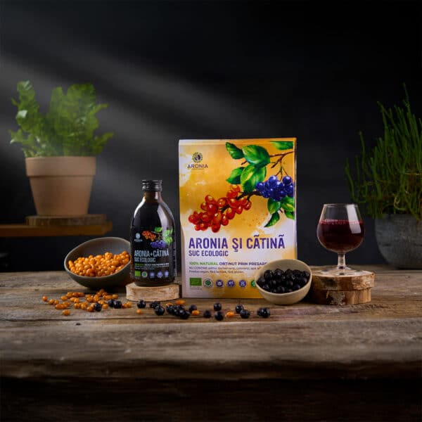 Suc de Aronia și Cătină 100% Natural și Ecologic, 3L, Aronia Charlottenburg