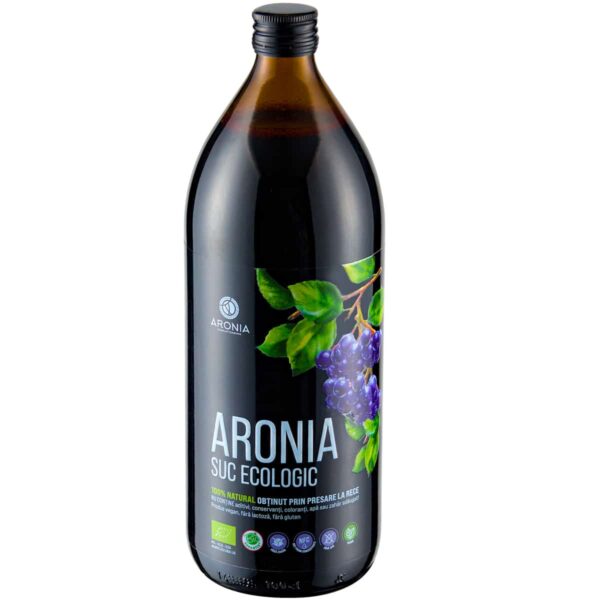 Suc de Aronia 100% Natural Ecologic, 1L, Aronia Charlottenburg