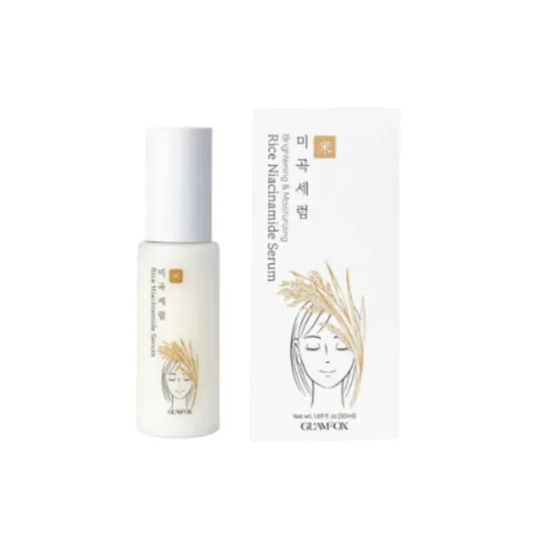 Serum pentru stralucire cu orez si niacinamide, 50ml | Glamfox