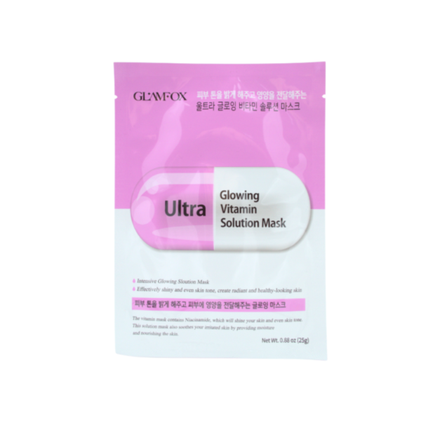 Masca tip servetel pentru stralucire cu vitamine
