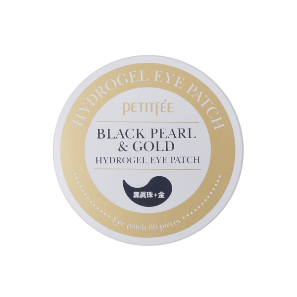 Plasturi de hidrogel cu perle negre si aur